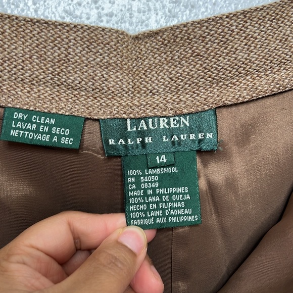 Lauren Ralph Lauren academia high waist lambswool pants - Picture 12 of 13